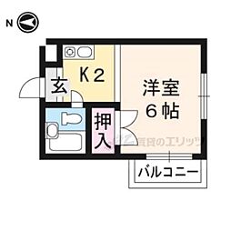 間取図画像 1K