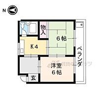 シャトー広見 303 ｜ 京都府京都市山科区西野広見町（賃貸マンション2DK・3階・34.59㎡） その2