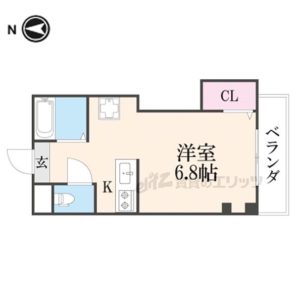 メゾン東大津 308｜滋賀県大津市木下町(賃貸マンション1K・4階・22.00㎡)の写真 その2