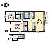 滋賀県守山市今浜町（賃貸アパート2LDK・2階・58.20㎡） その2