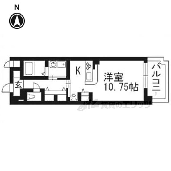 ソレアード小柳 302｜京都府京都市山科区西野小柳町(賃貸マンション1R・3階・30.96㎡)の写真 その2