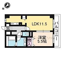 滋賀県草津市上笠４丁目（賃貸マンション1LDK・2階・42.49㎡） その1