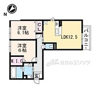 滋賀県大津市下阪本４丁目（賃貸アパート2LDK・2階・60.43㎡） その2