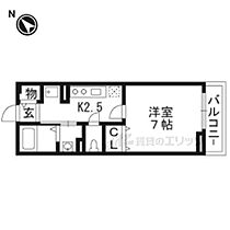 エスペランサ 102 ｜ 滋賀県草津市矢倉２丁目（賃貸アパート1K・1階・26.11㎡） その1