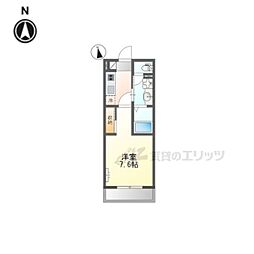 (仮)大津市御幸町マンション 1Kの間取図画像
