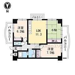 物件の間取り