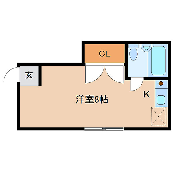 ホワイトヒル ｜奈良県奈良市法蓮町(賃貸マンション1R・1階・15.80㎡)の写真 その2