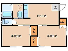 京都府木津川市加茂町里南古田（賃貸アパート2DK・1階・42.90㎡） その2