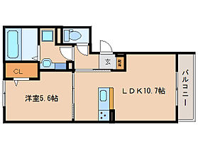 アージュI  ｜ 京都府木津川市木津宮ノ裏（賃貸アパート1LDK・2階・40.02㎡） その2