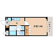 京都府木津川市木津駅前1丁目（賃貸マンション1K・6階・24.75㎡） その2