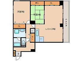 矢埜ハイツ  ｜ 奈良県奈良市大宮町3丁目（賃貸マンション2LDK・4階・83.50㎡） その2