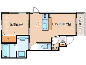 プレジールさがなか  ｜ 京都府木津川市相楽城西（賃貸アパート1LDK・1階・38.16㎡） その2