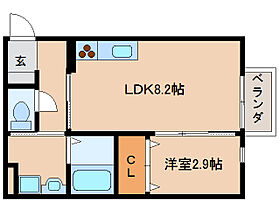 奈良県奈良市芝辻町3丁目5-46（賃貸アパート1LDK・2階・30.92㎡） その2