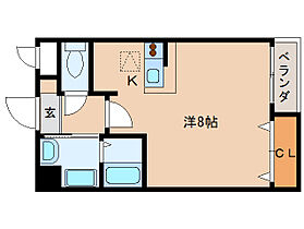 パレット法蓮 105 ｜ 奈良県奈良市法蓮町10-6（賃貸アパート1R・1階・26.60㎡） その2