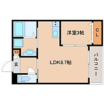 （仮称）ジーメゾン奈良エルカーサ  ｜ 奈良県奈良市法蓮町（賃貸アパート1LDK・1階・29.48㎡） その2