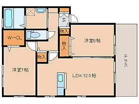 メゾンプレミールA棟  ｜ 奈良県奈良市東九条町（賃貸アパート2LDK・1階・62.10㎡） その2