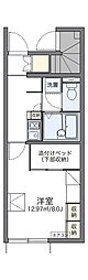 レオパレスカルミア住吉A 1Kの間取図画像