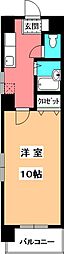 エクセレント小西 1Kの間取図画像