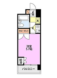 メゾン・ド・リッシュ 1Kの間取図画像