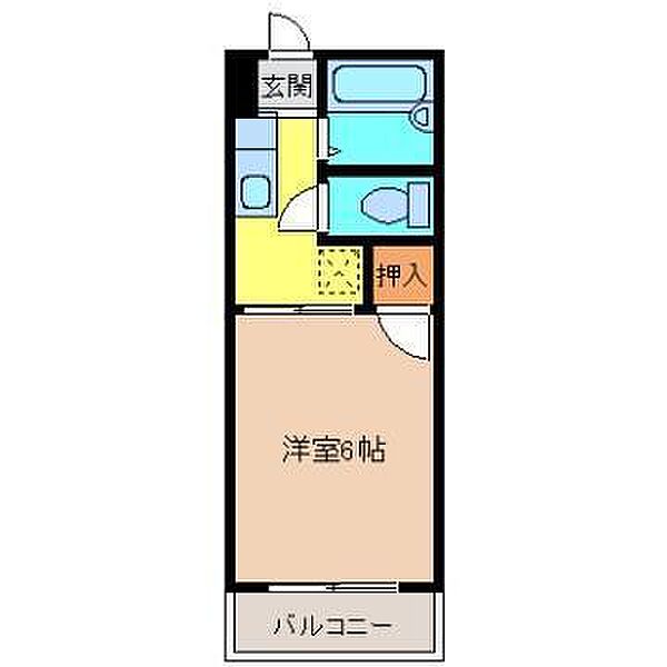 ヴィリッヂ鳥栖 201｜佐賀県鳥栖市本町2丁目(賃貸アパート1K・2階・19.87㎡)の写真 その2