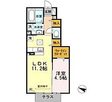 ヴェルドミール・大山II 102 ｜ 佐賀県鳥栖市宿町（賃貸アパート1LDK・1階・41.01㎡） その2