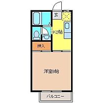 鳥栖南ハイツ 204 ｜ 佐賀県鳥栖市元町（賃貸アパート1K・2階・29.00㎡） その2