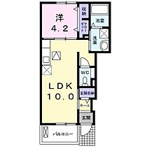 フィールズ　イーストII 101 ｜ 佐賀県鳥栖市東町3丁目（賃貸アパート1LDK・1階・37.76㎡） その2