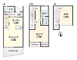 プレミアム宿町 1LDKの間取図画像