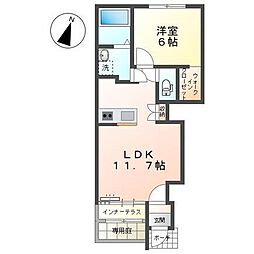 田代新町新築工事 1LDKの間取図画像