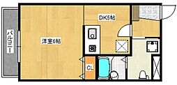 リノ・パラッツォ 1DKの間取図画像