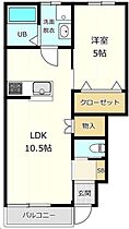 エスカレントみやきII 104 ｜ 佐賀県三養基郡みやき町大字原古賀（賃貸アパート1LDK・1階・40.99㎡） その2