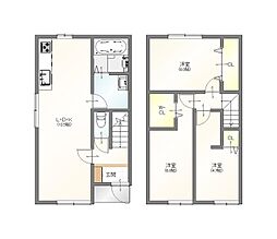 ND 3LDKの間取図画像