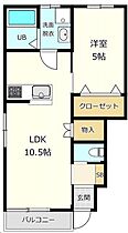 エスカレントみやきII 101 ｜ 佐賀県三養基郡みやき町大字原古賀（賃貸アパート1LDK・1階・40.99㎡） その2