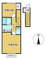 間取図画像 1LDK