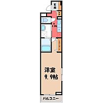 栃木県鹿沼市蓬莱町（賃貸アパート1K・2階・32.77㎡） その2