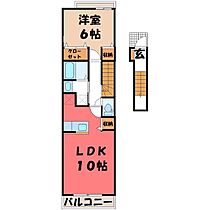 ユーヘリテイジ  ｜ 栃木県宇都宮市御幸町（賃貸アパート1LDK・2階・42.80㎡） その2