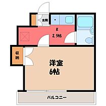 エトワール宇都宮第3  ｜ 栃木県宇都宮市江曽島1丁目（賃貸マンション1K・2階・19.44㎡） その2