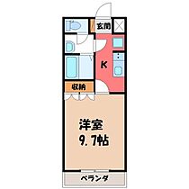 ラワンドゥラKハウス  ｜ 栃木県宇都宮市鶴田町（賃貸アパート1K・2階・29.75㎡） その2