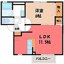 クレセントガーデン C  ｜ 栃木県宇都宮市細谷町（賃貸アパート1LDK・1階・42.14㎡） その2