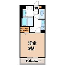 栃木県宇都宮市旭2丁目（賃貸マンション1K・2階・28.66㎡） その2