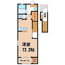 neighbor  ｜ 栃木県宇都宮市針ケ谷1丁目（賃貸アパート1R・2階・40.94㎡） その2