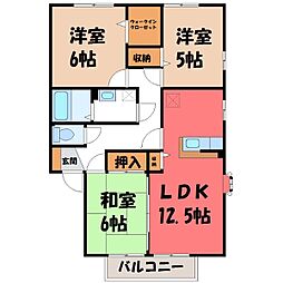 🉐敷金礼金0円！🉐東北本線 宇都宮駅 バス35分 弁天橋下車 徒歩7分
