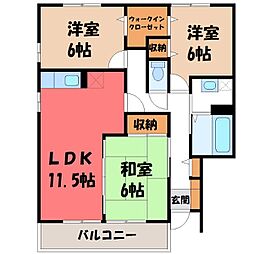 東北本線 雀宮駅 徒歩20分