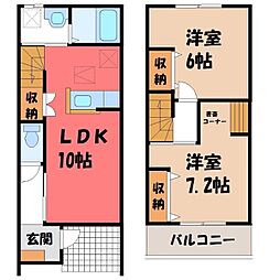 🉐敷金礼金0円！🉐東武日光線 北鹿沼駅 徒歩21分