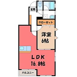 🉐敷金礼金0円！🉐東武宇都宮線 おもちゃのまち駅 徒歩6分