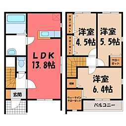 🉐敷金礼金0円！🉐東北本線 自治医大駅 徒歩40分