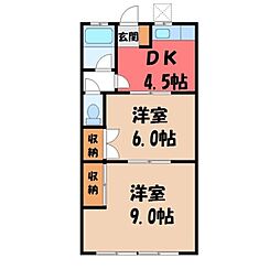 大塚ハイツ 2号棟 1階/-