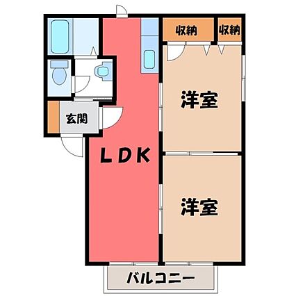 パークサイド・ウエノB_間取り_0