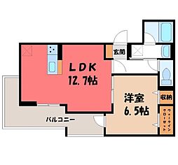 宇都宮芳賀ライトレール線 ゆいの杜東駅 徒歩5分 3階/-