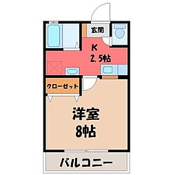 SST 1Kの間取図画像